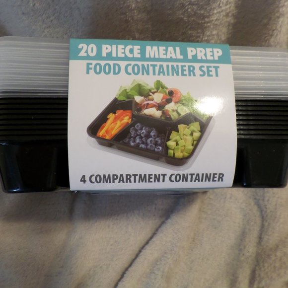 Madison York 20 Piece Meal Prep Food Container Set – New - Picture 5 of 5